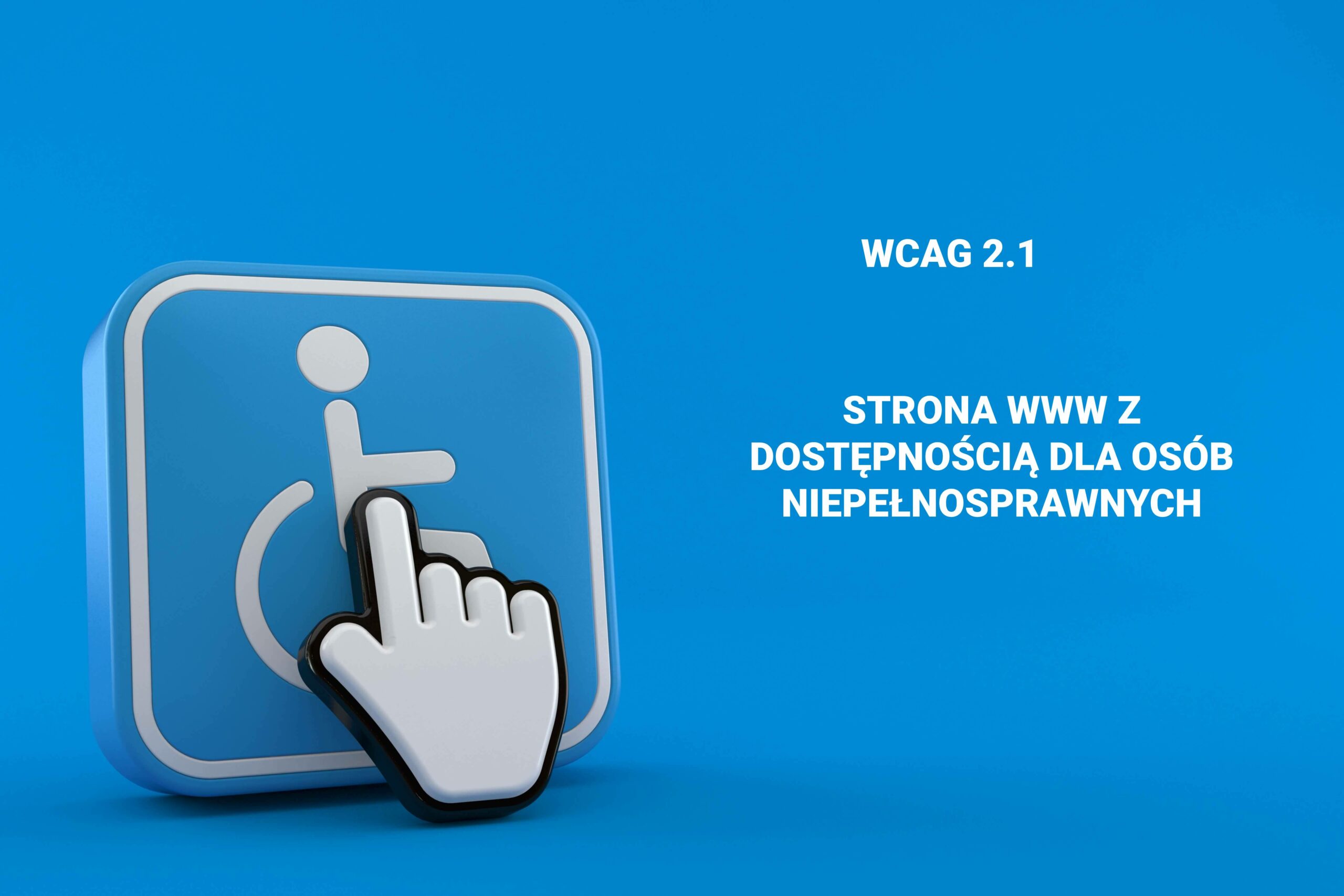 Dostosowanie strony do wytycznych ustawy WCAG dla osób z niepełnosprawnościami